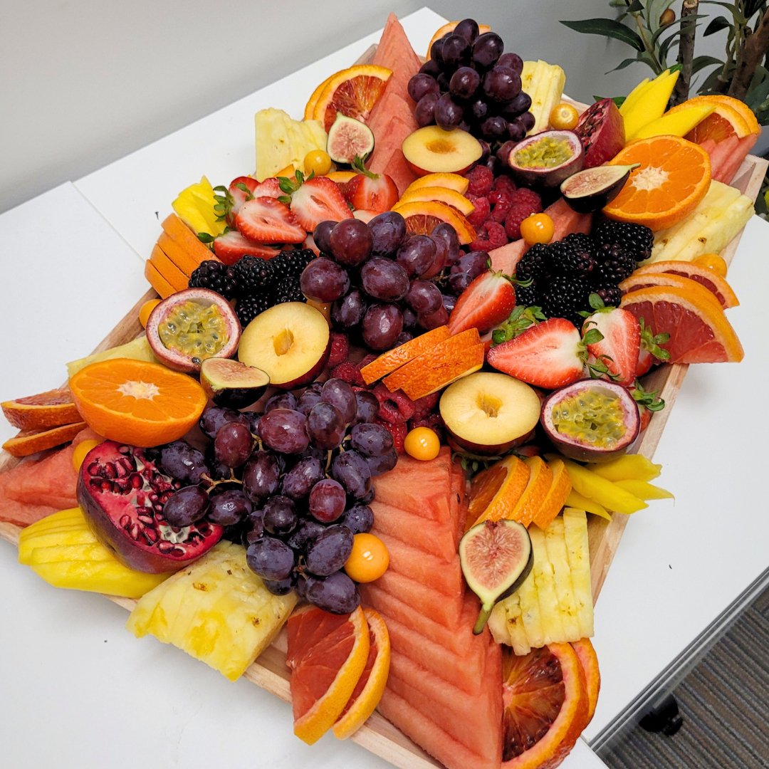 Order Fresh Fruit Platter Pair with Charcuterie Boards Near You