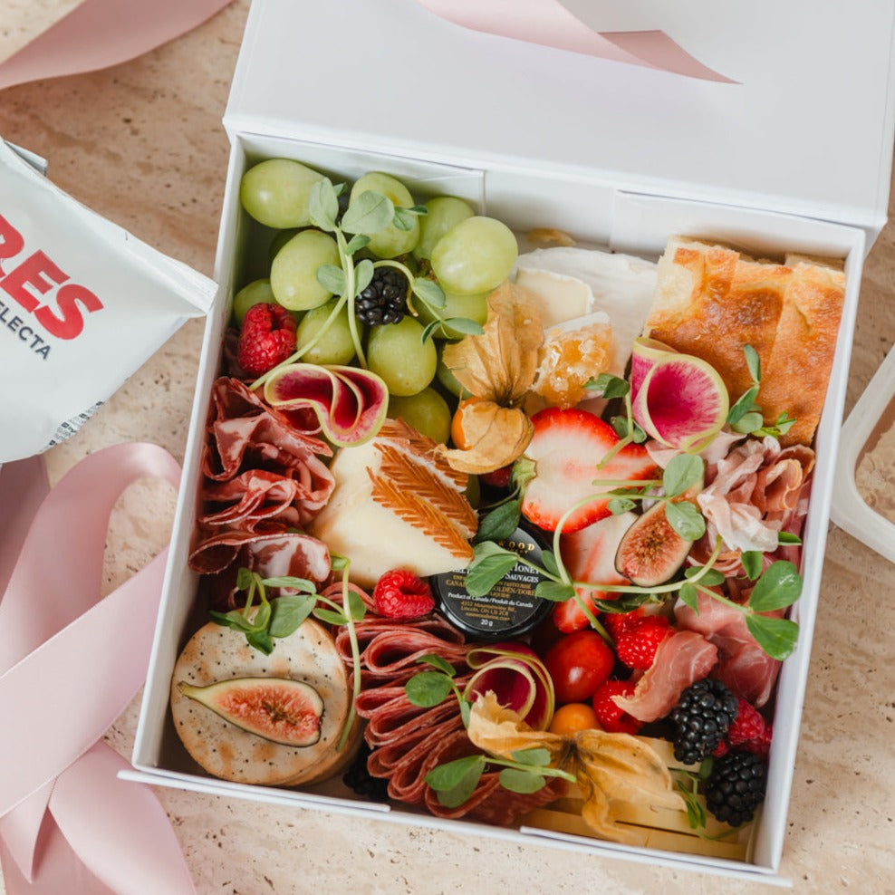 You, Me & Brie Charcuterie Box - Charcuterie Box Gift Box Delivery Toronto  – Olive & Fig