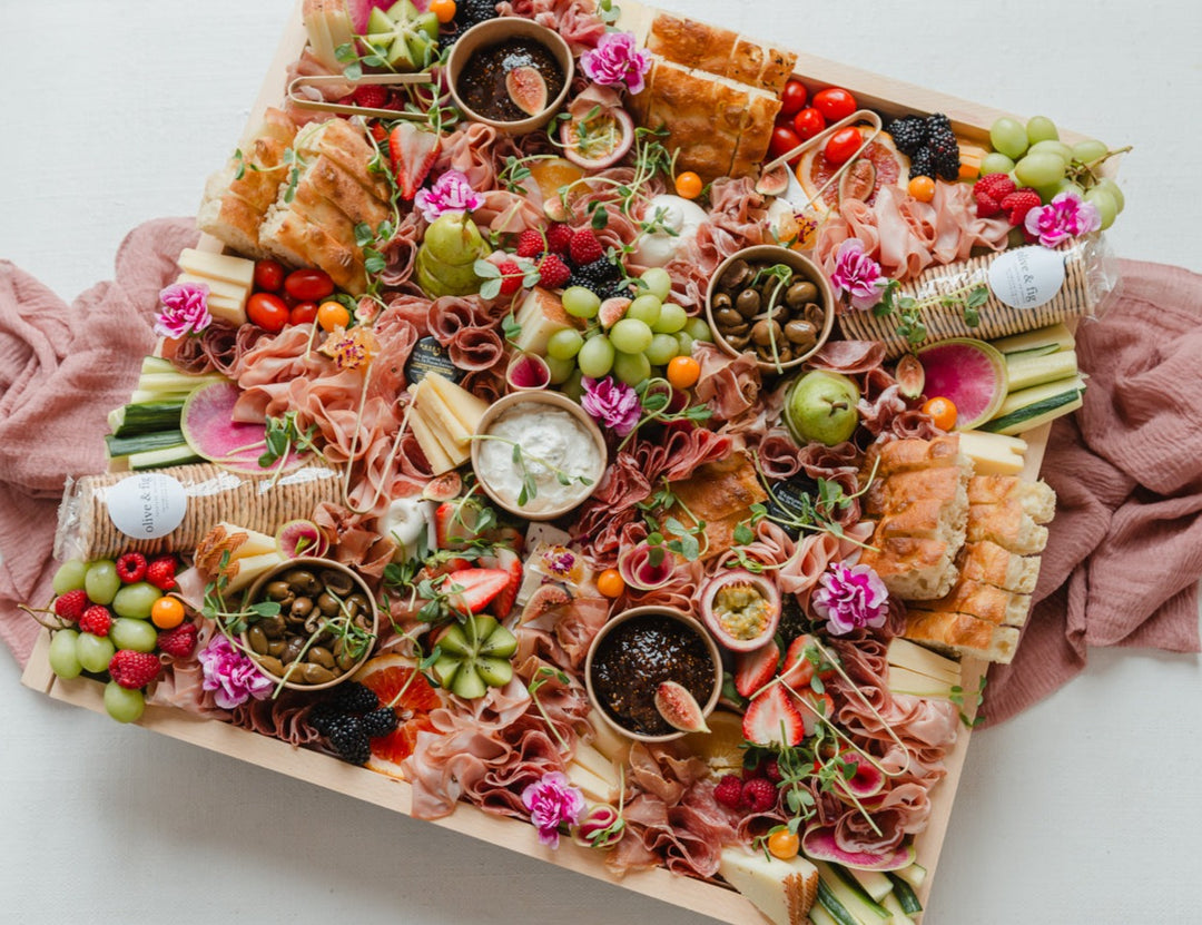 Large Charcuterie Board Up to 30 Guests Large Party Charcuterie Delivery 