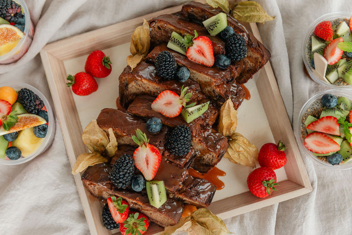 Banana Baked "French Toast"