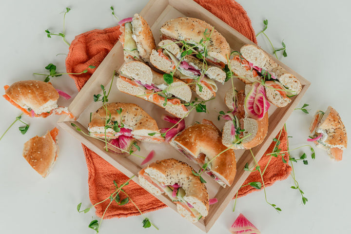 Smoked Salmon Bagel Platter