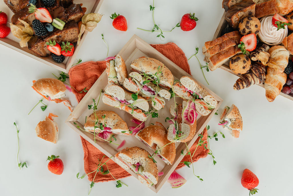 Smoked Salmon Bagel Platter