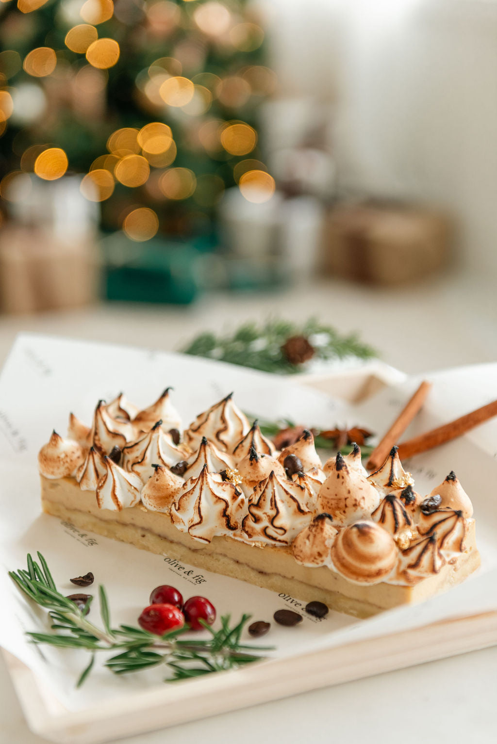 Eggnog Latte Tart