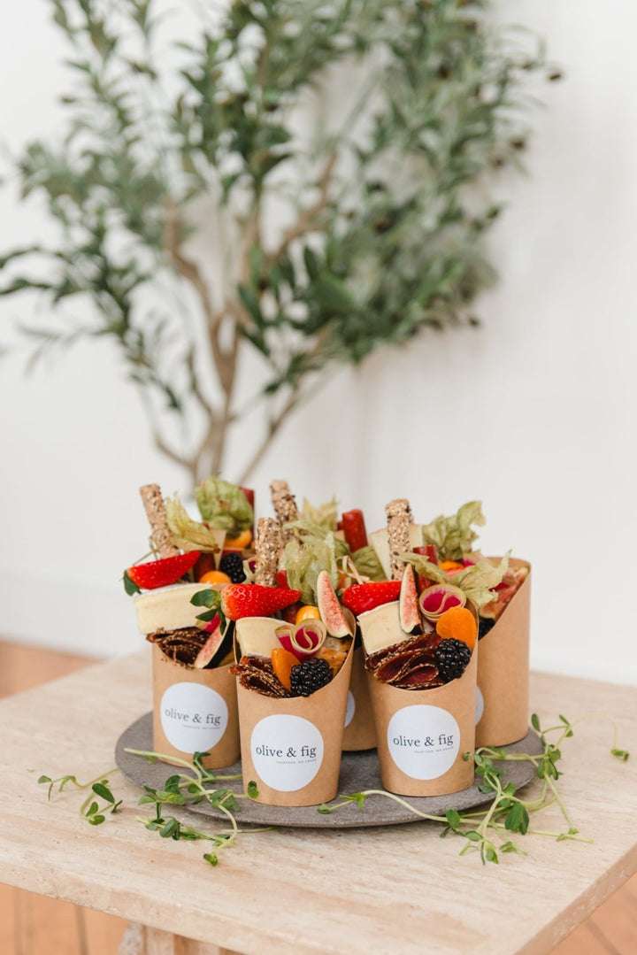 Charcuterie Cups - Olive & Fig