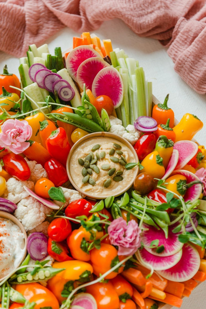 Crudités or Vegetable Platter (Large: Serves 12 - 16) - Olive & Fig