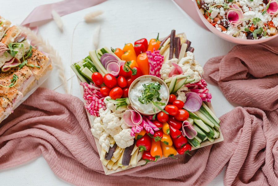 Crudités or Vegetable Platter (Serves 6 - 16) - Olive & Fig