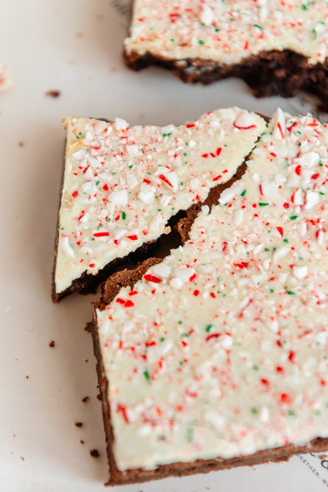 Festive Peppermint Brownie - Olive & Fig