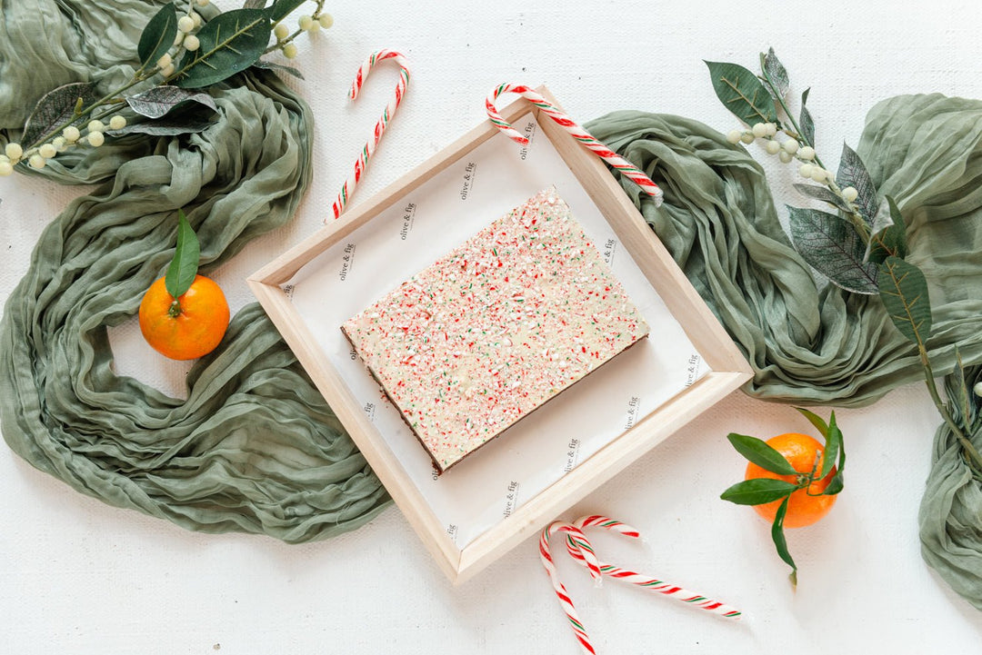 Festive Peppermint Brownie - Olive & Fig