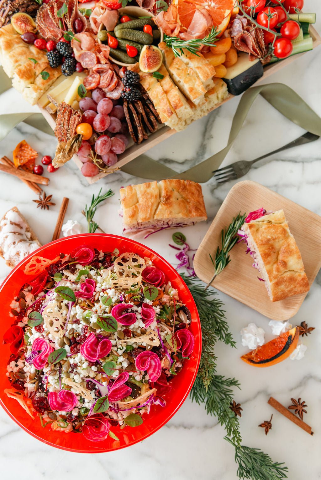 Harvest Ham Sandwich Platter - Olive & Fig