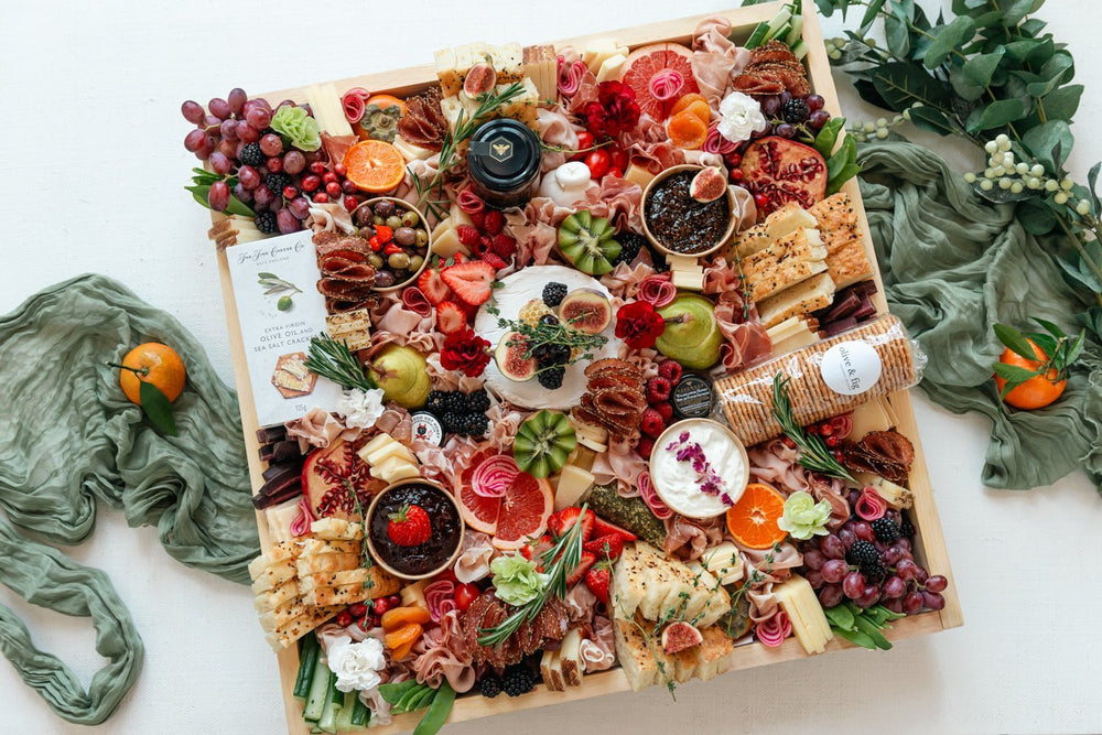 Holiday Charcuterie Board Bundle (Serves: 20 - 30) - Olive & Fig
