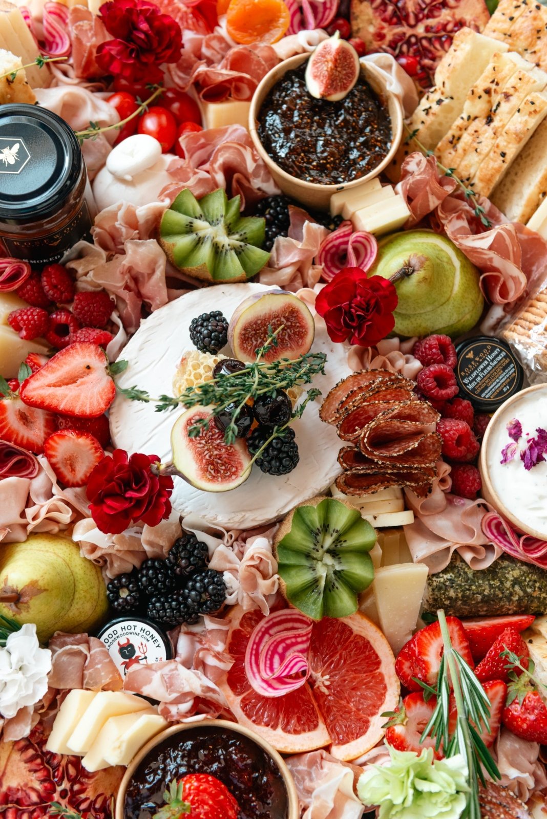 Holiday Honey & Brie Charcuterie Board - Olive & Fig