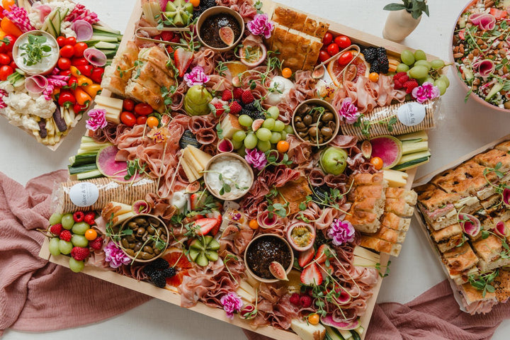 Honey & Brie Charcuterie Board Bundle (Serves: 20 - 30) - Olive & Fig