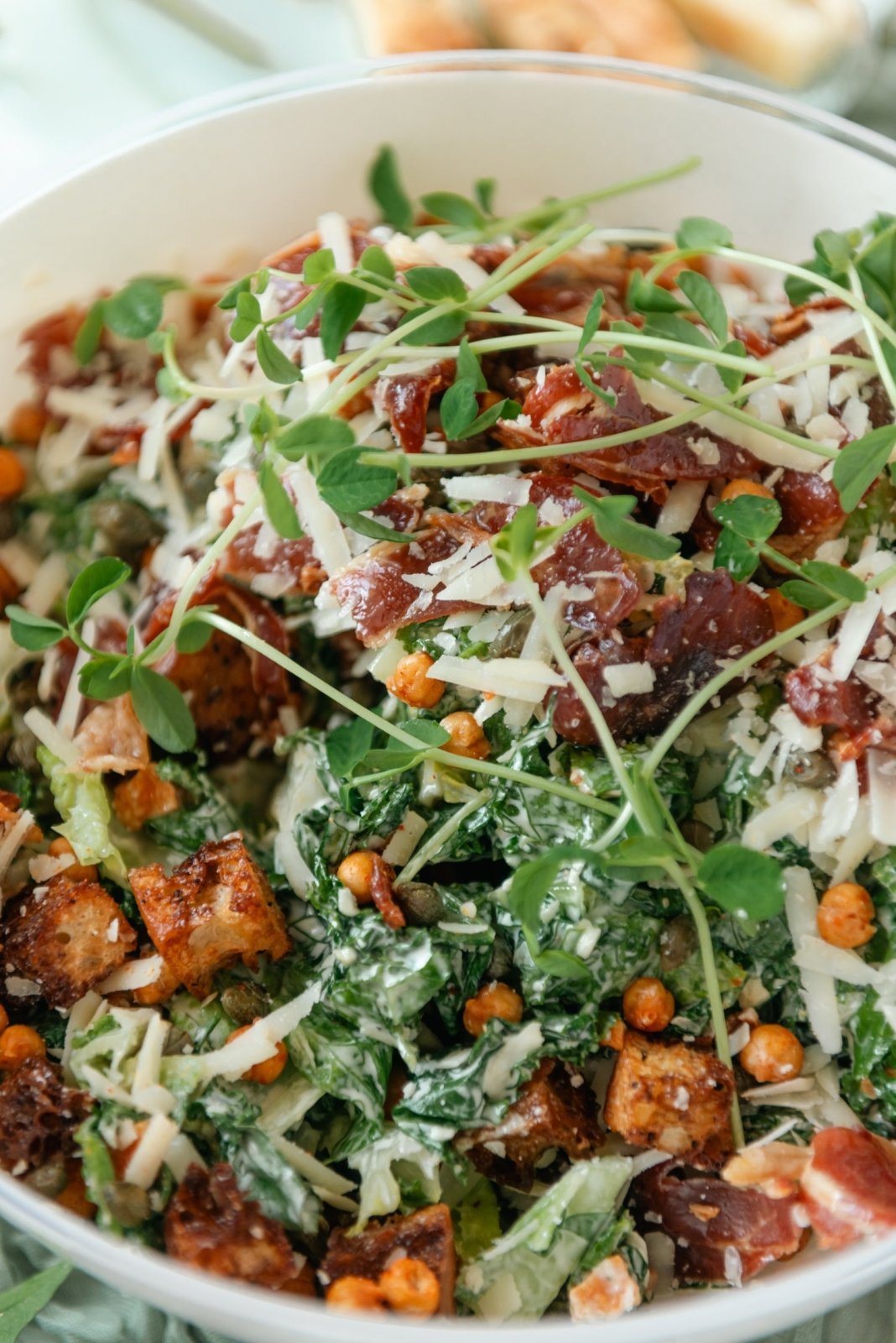 Kale Caesar Salad - Olive & Fig