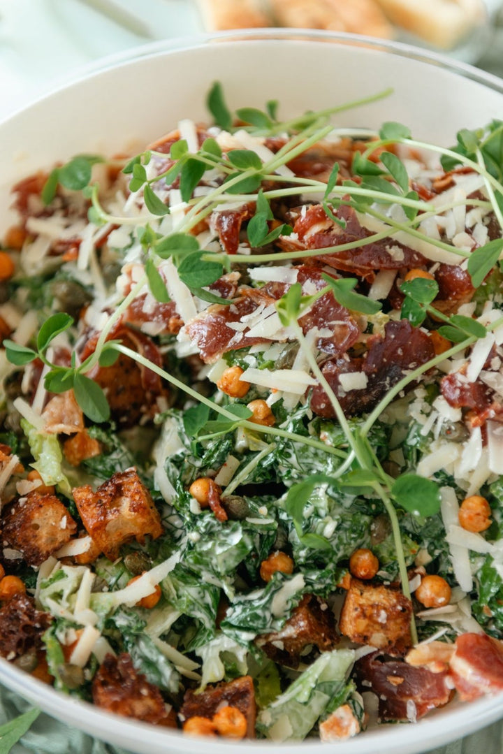 Kale Caesar Salad - Olive & Fig