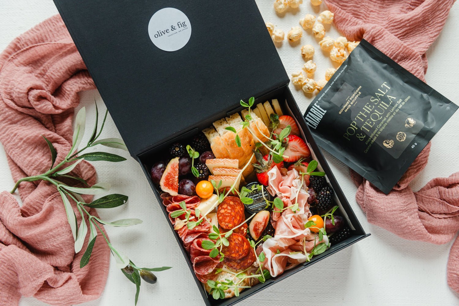 Lux Tux Charcuterie Box (Serves 2-4) - Toronto Gift Box Delivery