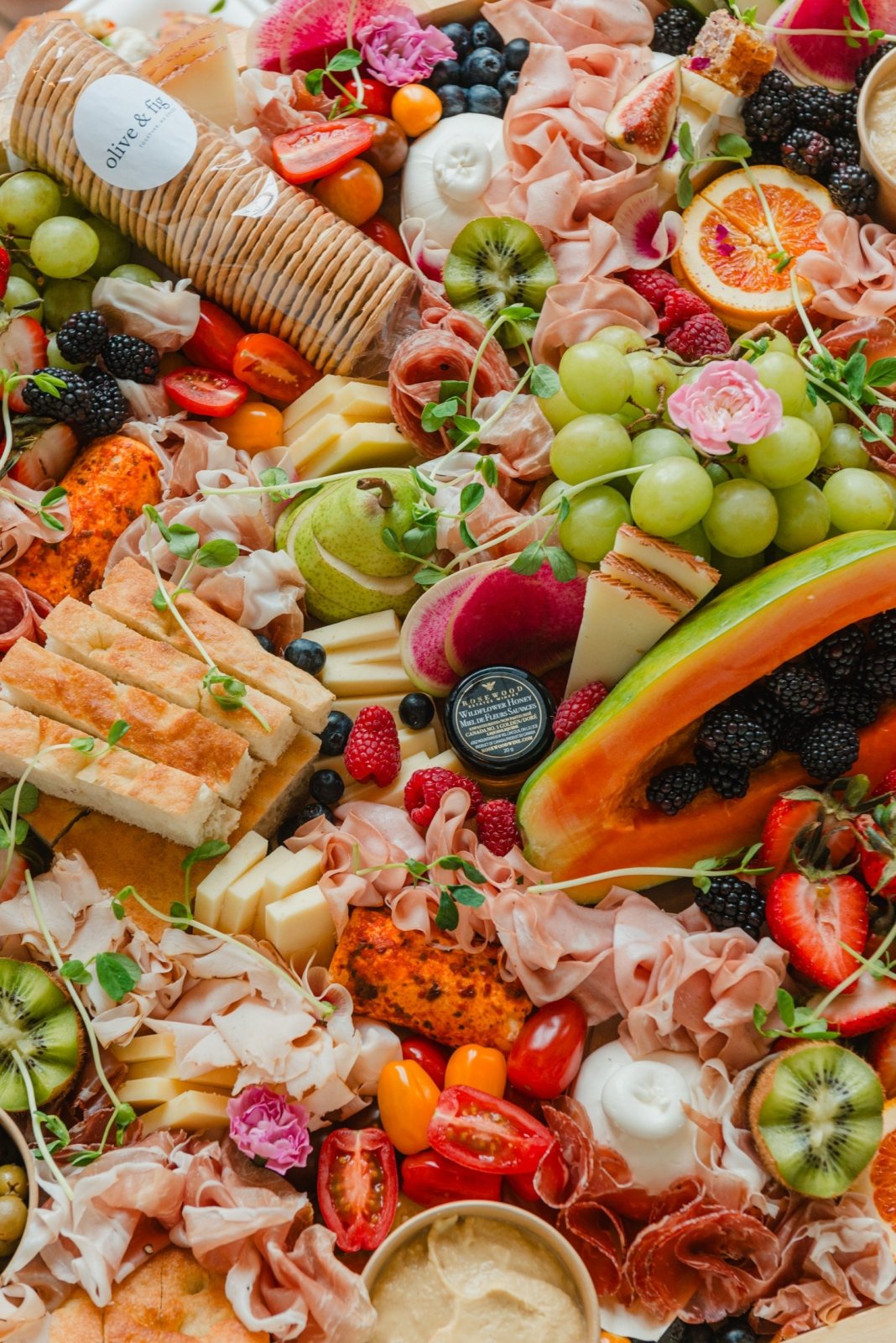 Supreme Charcuterie Boards (Available in 5ft & 6ft) - Olive & Fig