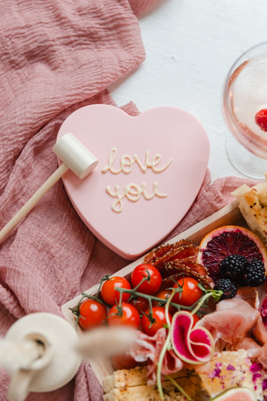 Love You Heart Smash Cake - Olive & Fig
