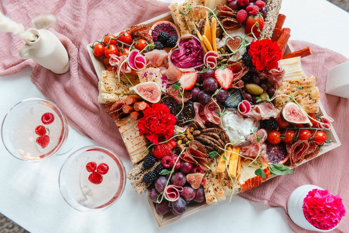 Valentine's Day Charcuterie Board - Olive & Fig