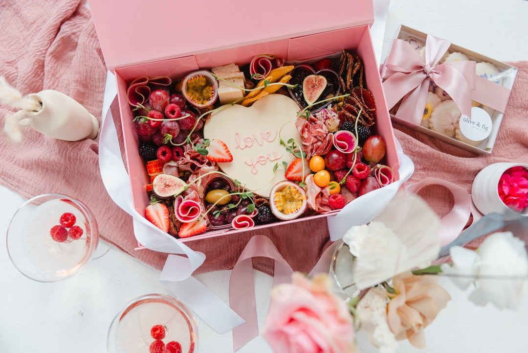 Valentine's Day Charcuterie Box - Olive & Fig