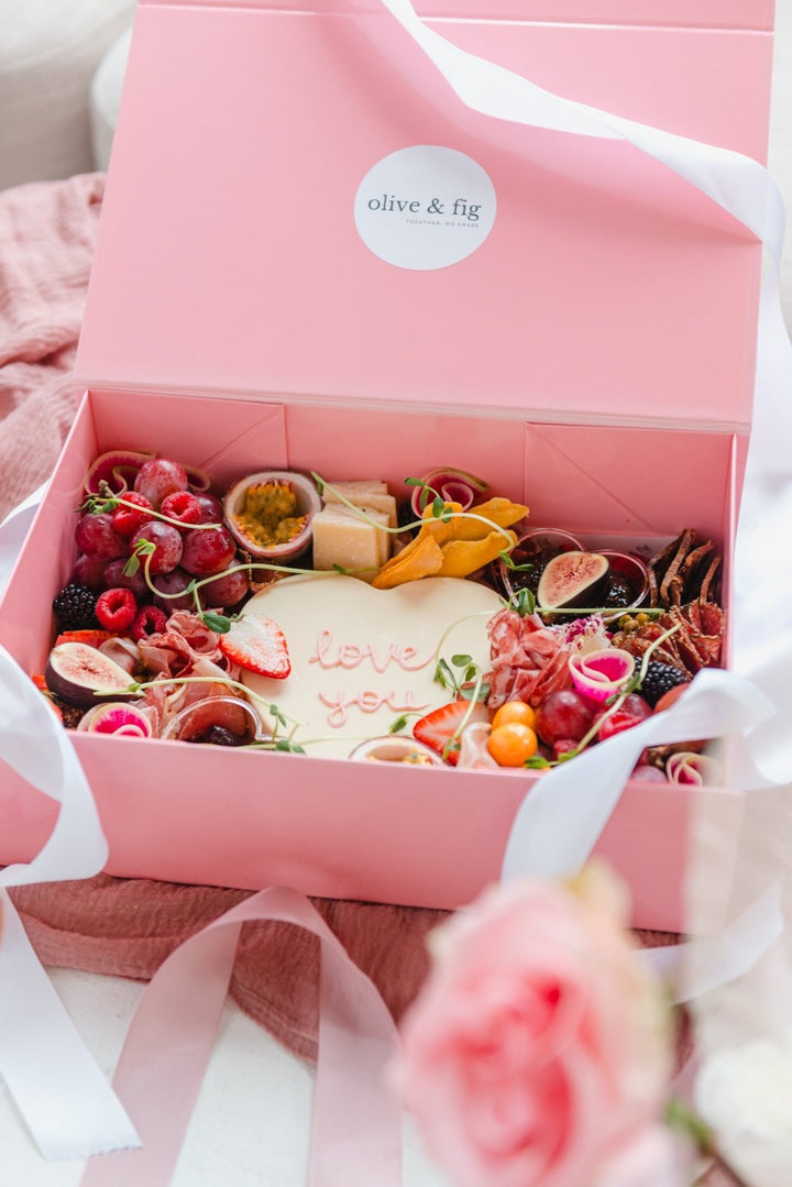 Valentine's Day Charcuterie Box - Olive & Fig